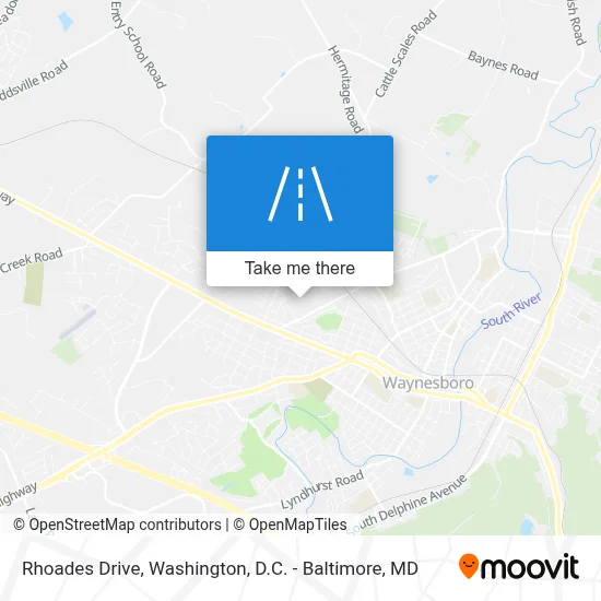 Rhoades Drive map