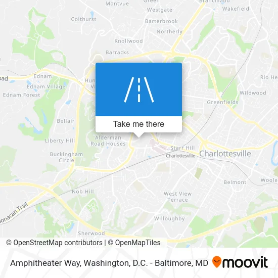 Amphitheater Way map