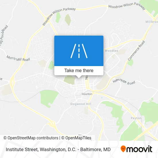 Institute Street map