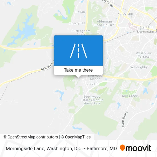Morningside Lane map
