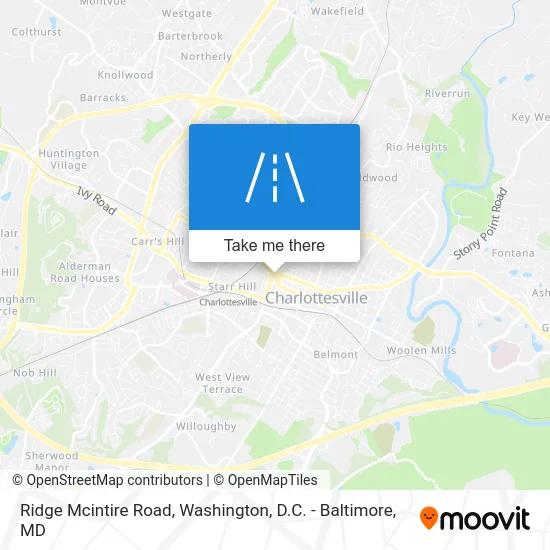 Ridge Mcintire Road map