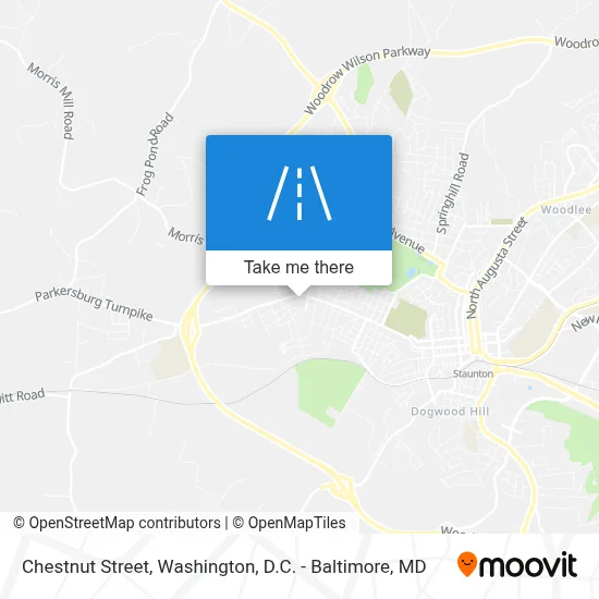 Chestnut Street map