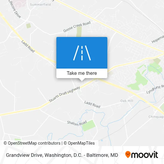 Grandview Drive map