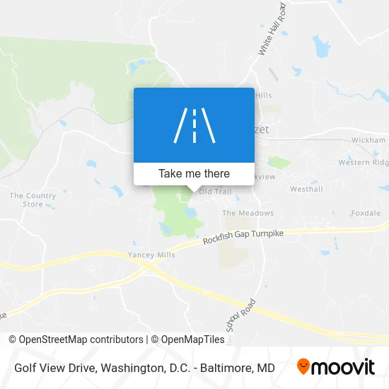 Golf View Drive map