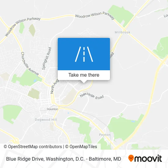 Blue Ridge Drive map