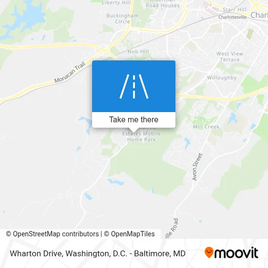 Wharton Drive map