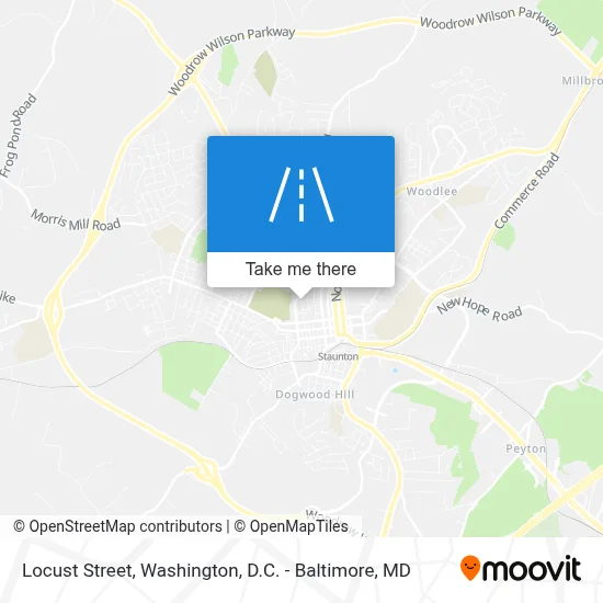 Locust Street map