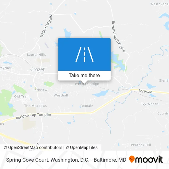 Spring Cove Court map