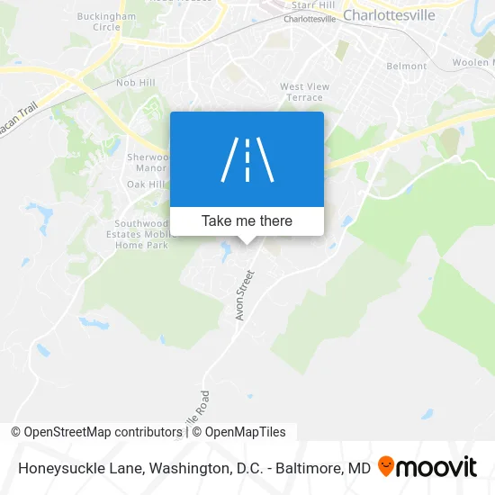 Honeysuckle Lane map