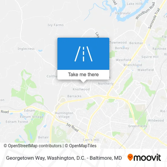 Georgetown Way map
