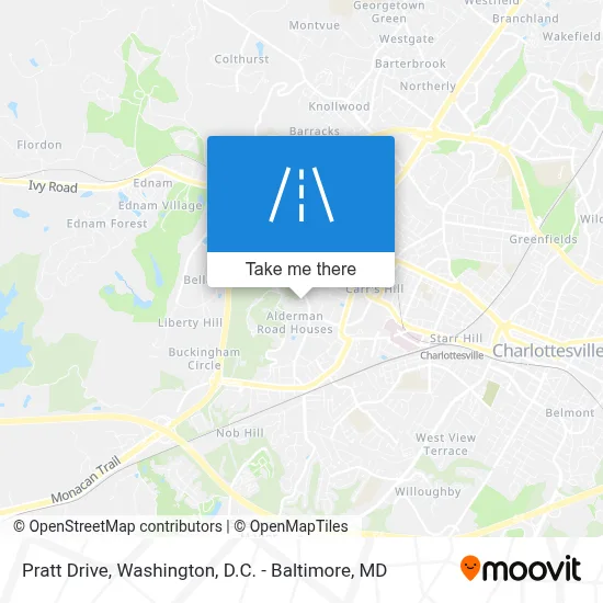 Pratt Drive map