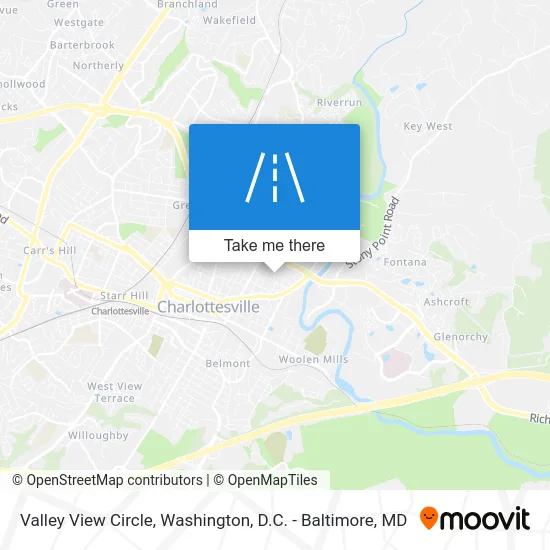 Valley View Circle map