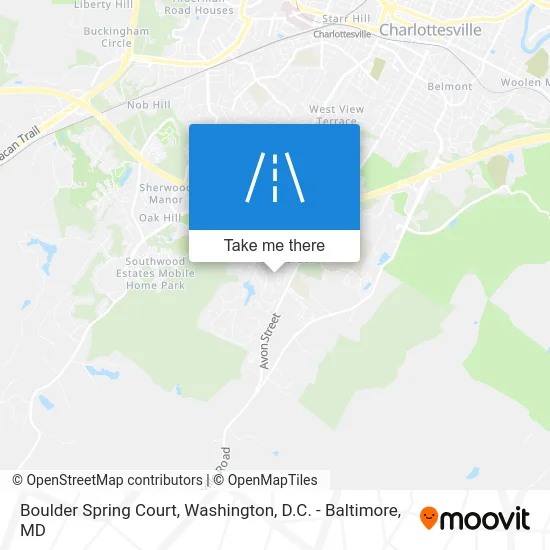 Boulder Spring Court map