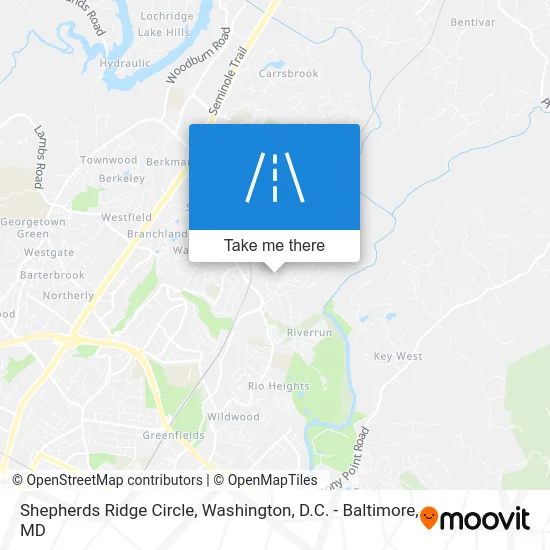 Shepherds Ridge Circle map