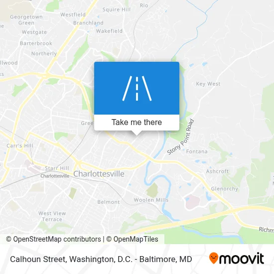 Calhoun Street map