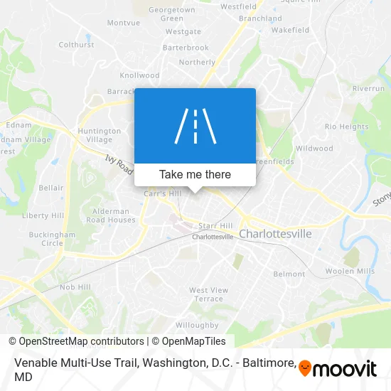 Venable Multi-Use Trail map