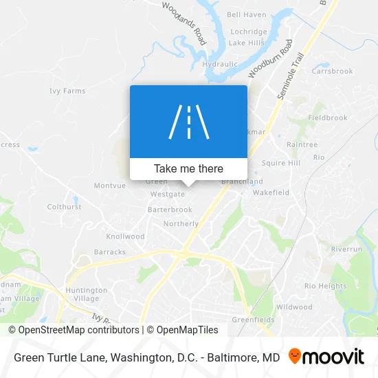 Green Turtle Lane map