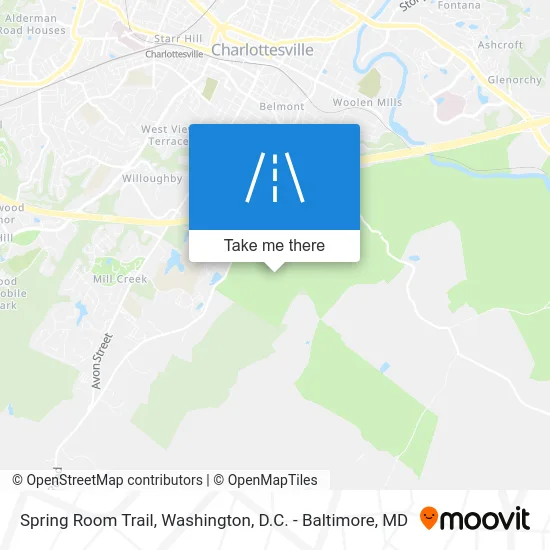 Spring Room Trail map