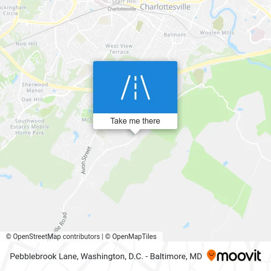 Pebblebrook Lane map