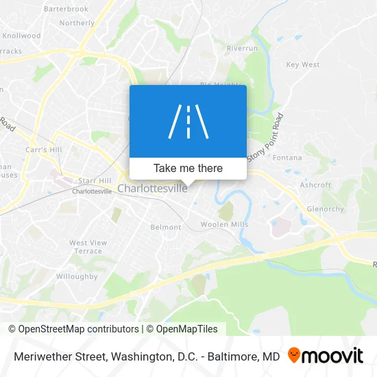 Meriwether Street map