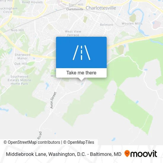 Middlebrook Lane map
