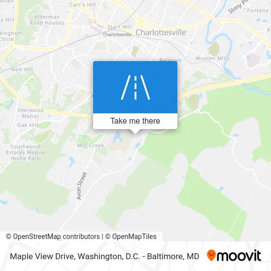 Maple View Drive map