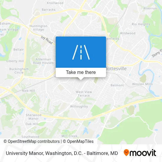 University Manor map