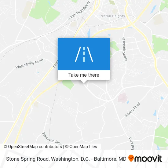 Stone Spring Road map