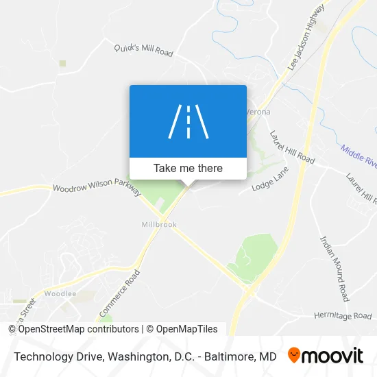 Technology Drive map
