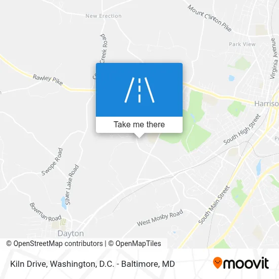 Kiln Drive map