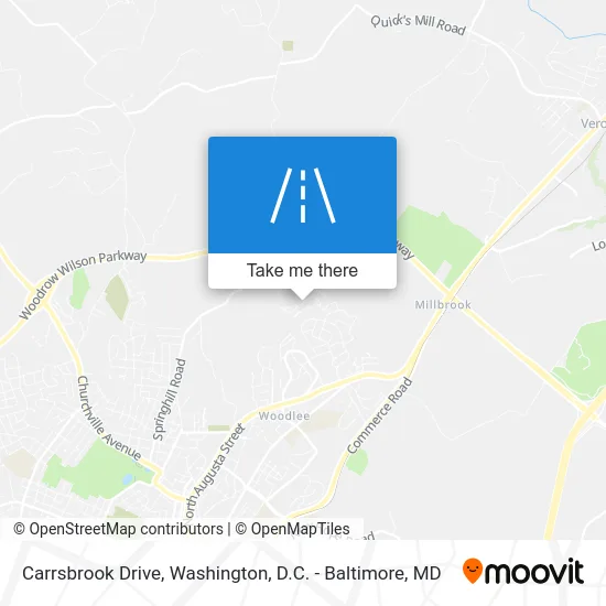 Carrsbrook Drive map