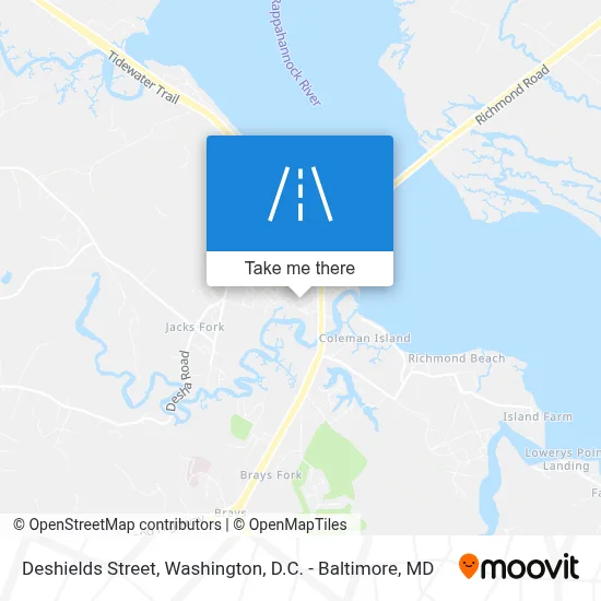 Deshields Street map