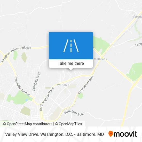 Valley View Drive map