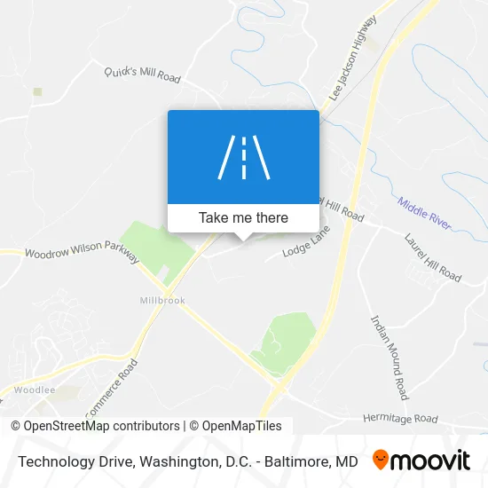 Technology Drive map