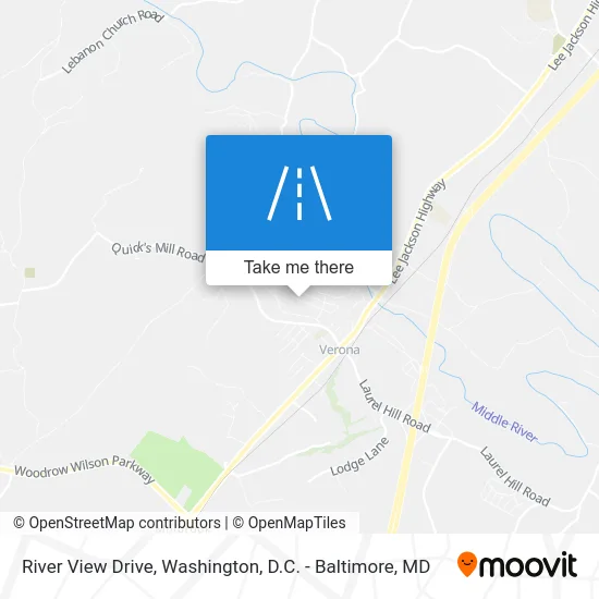 River View Drive map