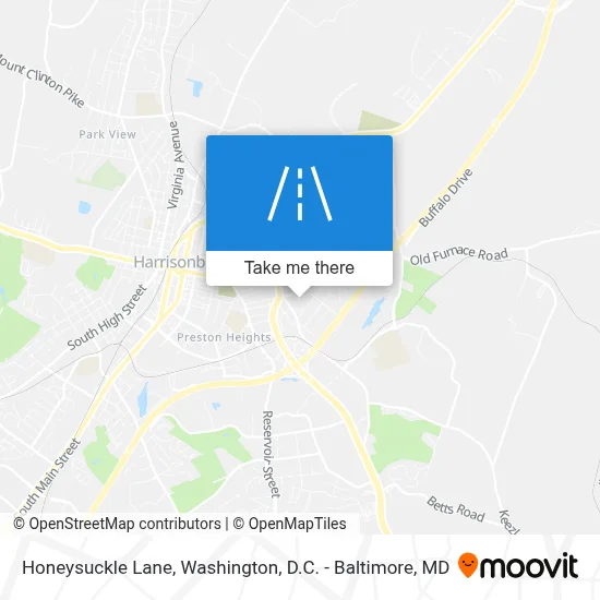 Honeysuckle Lane map