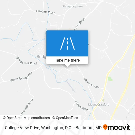 College View Drive map