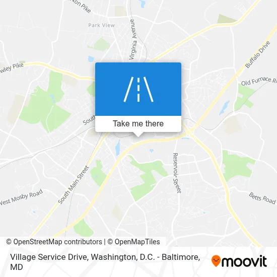 Village Service Drive map