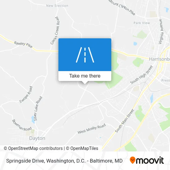 Springside Drive map