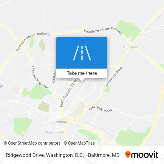 Ridgewood Drive map