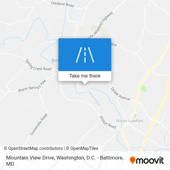 Mountain View Drive map