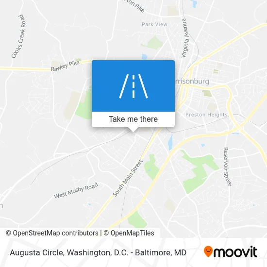 Augusta Circle map