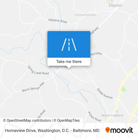 Homeview Drive map