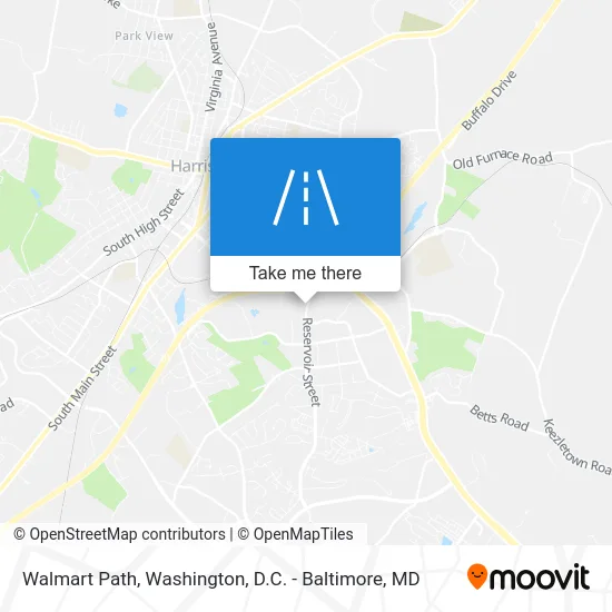 Walmart Path map