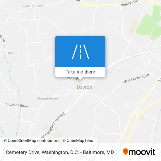 Cemetery Drive map