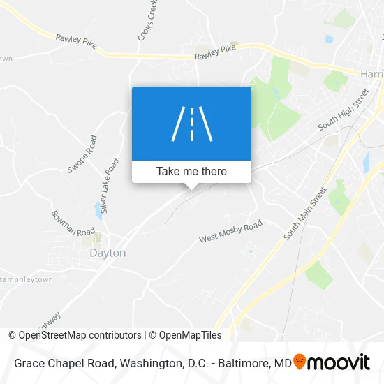 Grace Chapel Road map