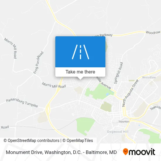Monument Drive map