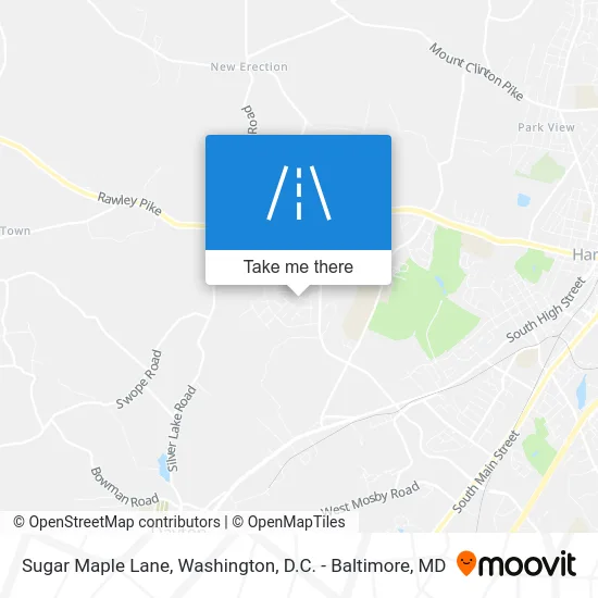 Sugar Maple Lane map