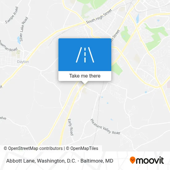 Abbott Lane map