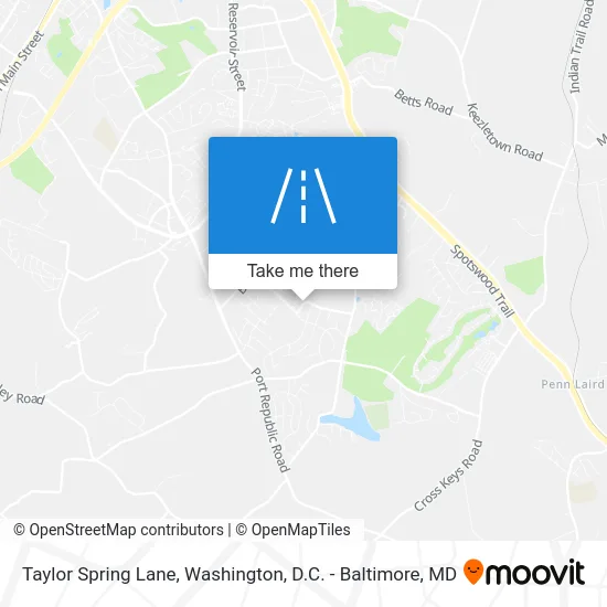 Taylor Spring Lane map